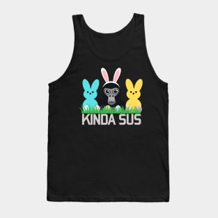 Gorilla Tag Kinda Sus Easter Candy Merch VR Gamer Tank Top